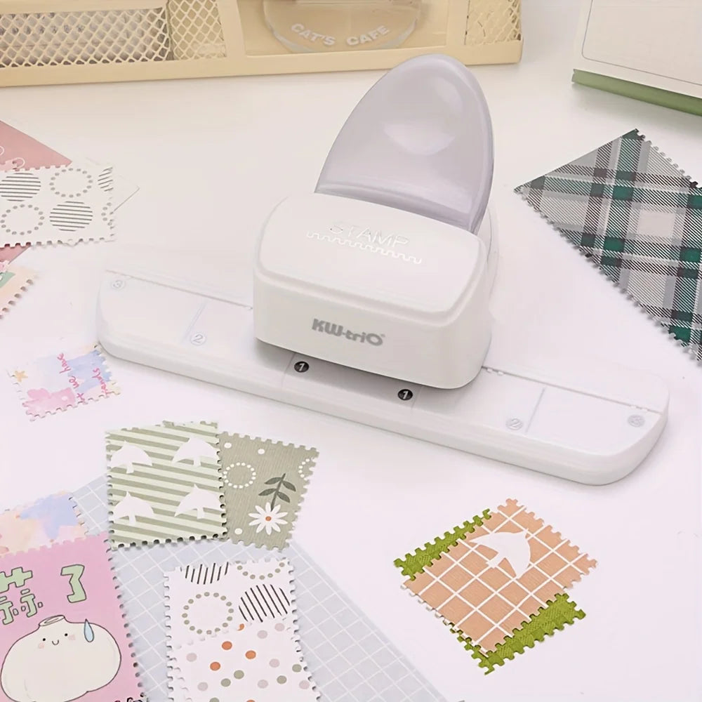 Stamp Border Embossing Tool, Suitable for Notebooks, Personalized Loose-Leaf Tags, And Gift Wrapping.